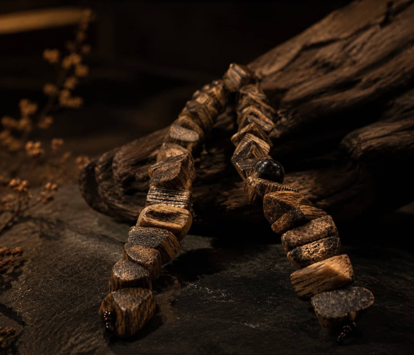 The Agarwood Ritual Pendant | Handcrafted Natural Fragrance Accessory