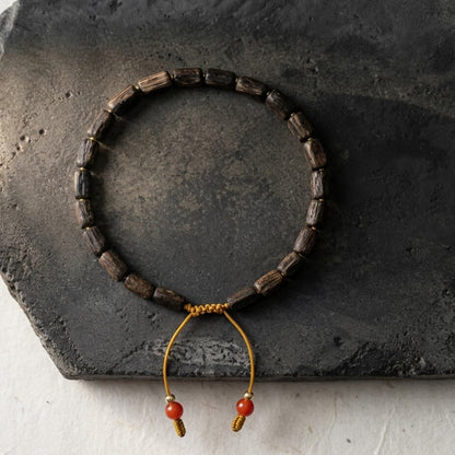 Agarwood Ritual Bracelet | Handcrafted - VELORIEN