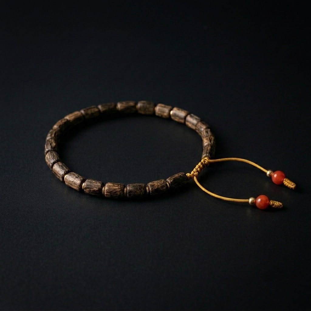 Agarwood Ritual Bracelet | Handcrafted - VELORIEN