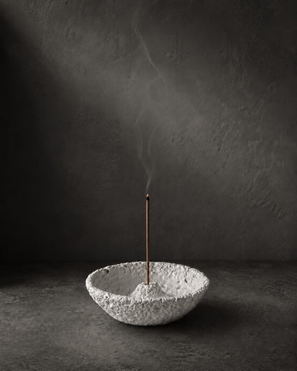 Contour Cement Incense Holder - VELORIEN