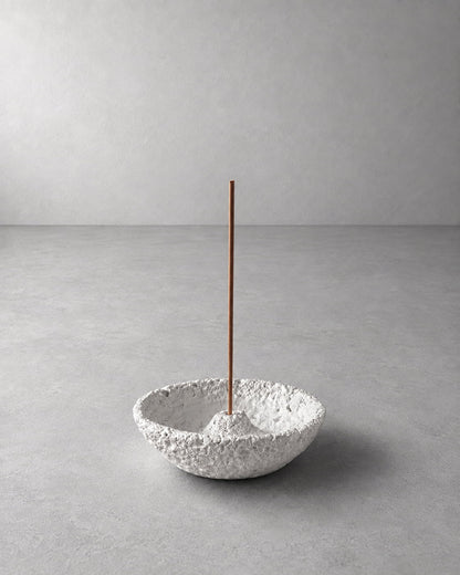 Contour Cement Incense Holder - VELORIEN