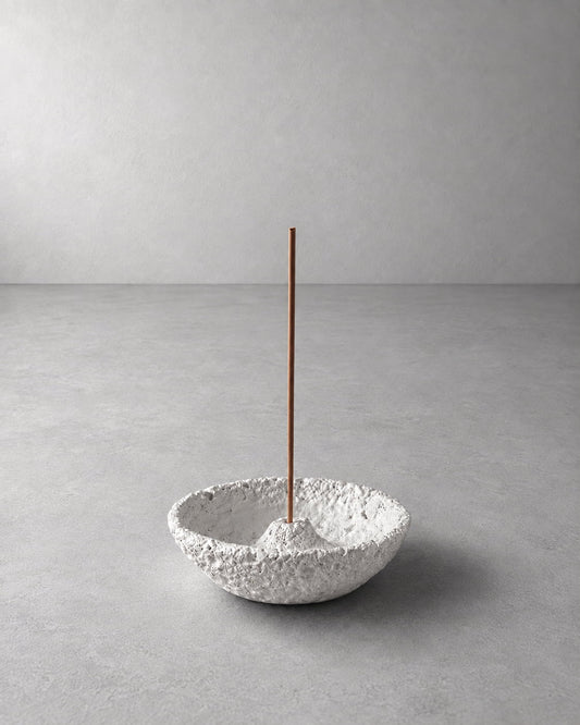 Contour Cement Incense Holder - VELORIEN