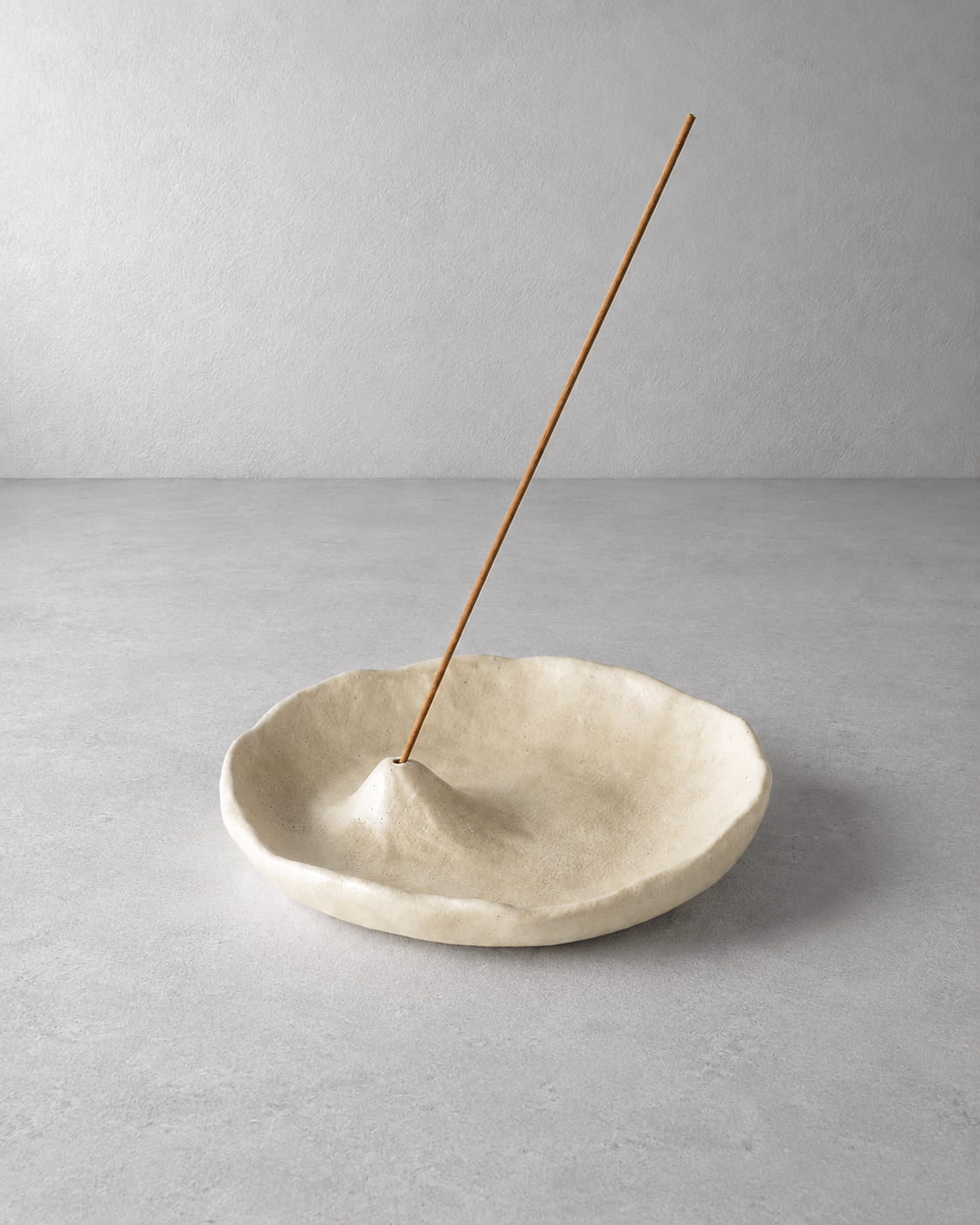 Drift Off-White Ceramic Incense Holder - VELORIEN
