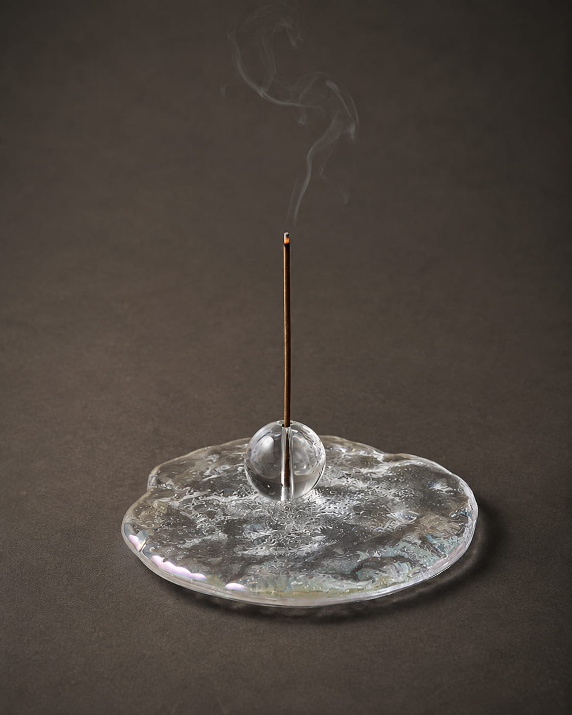 Glacier Glass Incense Holder - VELORIEN