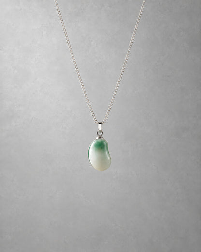 Jade Mist Ceramic Pendant Necklace - VELORIEN