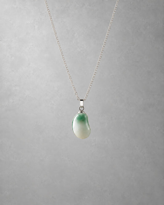 Jade Mist Ceramic Pendant Necklace - VELORIEN