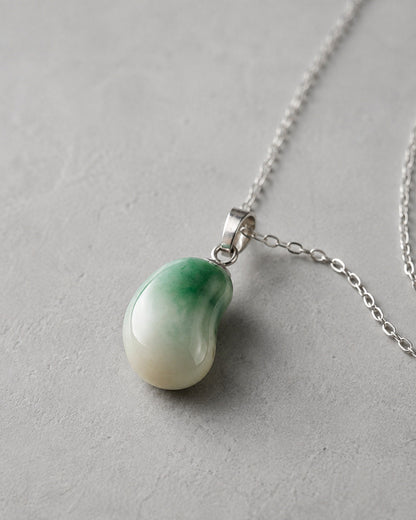 Jade Mist Ceramic Pendant Necklace - VELORIEN