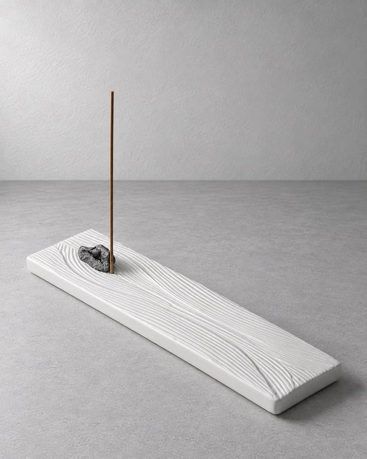 Mountain Lines Ceramic Incense Holder - VELORIEN