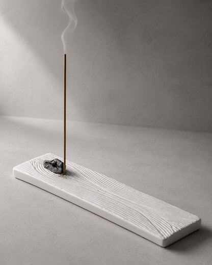 Mountain Lines Ceramic Incense Holder - VELORIEN