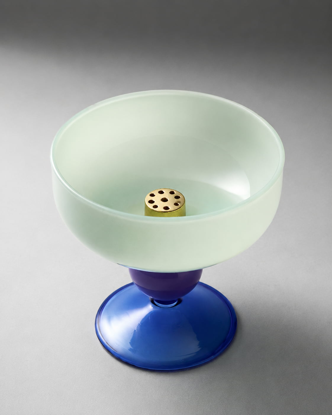 Prism Glass Pedestal Incense Holder - VELORIEN