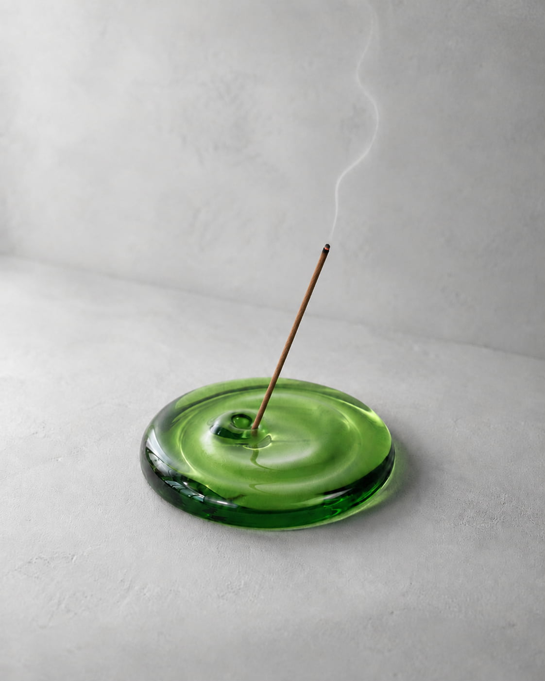 Ripple High-Borosilicate Glass Incense Holder - VELORIEN