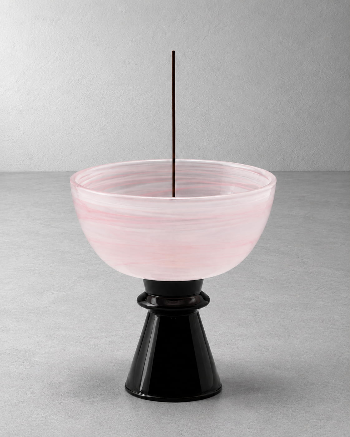 Rosé Cloud Glass Incense Holder - VELORIEN